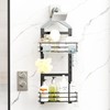 Orimade Adjustable Anti-slip Shower Caddy over Head, Rustproof Bathroom Hanging
