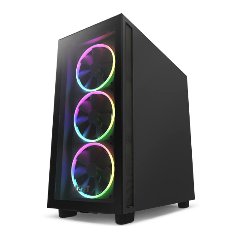 NZXT F120 RGB Fans - RF-R12TF-B1 - Advanced RGB Lighting