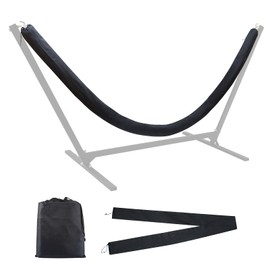 Mebiosi Hammock Cover Waterproof Hammock Sleeve Protector,16 ft Lightweight and Compact Camping Hammock Storage Cover (Black)