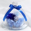 TEATSIGHT Preserved Flower Arrangement, Wrapped, In a Glass Pot, 2 Flowers