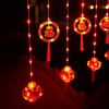 Spring Festival Red Lantern and Fu Decorative Lights