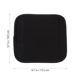 Neoprene Handle Wrap, luggage identifier Travel Bag Handle Covers, Luggage Grip Luggage Identifiers Suitcase Handle luggage handle wrap Wraps handle wrap (Black)