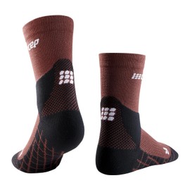 CEP Hiking Light Merino Socks Redesign for Men Better Stability Thanks to Hiking Socks with Compression Trekking Socks for Light Legs, brown