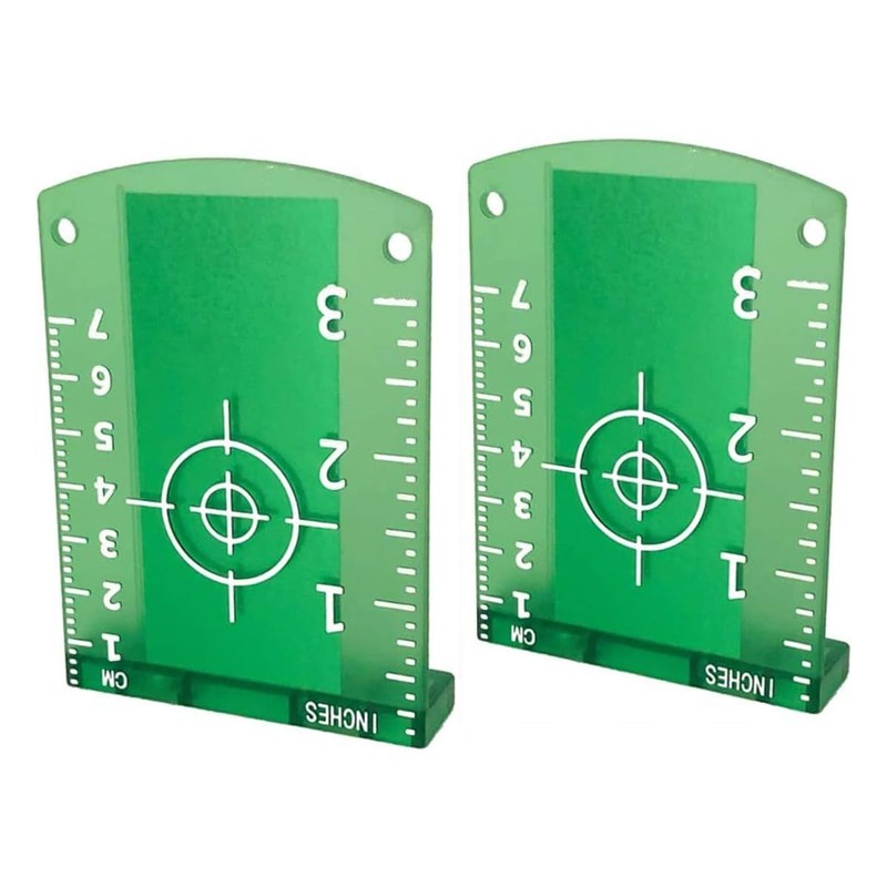 Sarini Laser Target Plate, Magnetic Target Plate for Aligning Laser