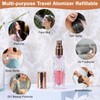 Beomeen 10ML Perfume Travel Refillable Spray Bottles 5Pcs Set, Mini