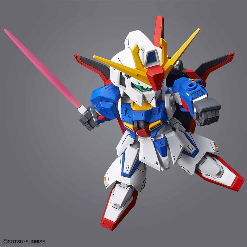 SD Gundam Cross Silhouette Zeta Gundam, Color Coded Plastic Model