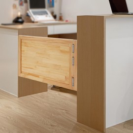 Swinging Doors Cafe Doors, Solid Wood Cafe Saloon Door Half Door, Interior Wood Door Swing Door for Hallway Kitchen Bar Pub Entrance Partition, 35.4" x 23.6" Single Dutch Door with 3 Spring Hinges