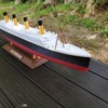 12" Prebuilt Display Model Ship with Stand (RMS Titanic- Collectors