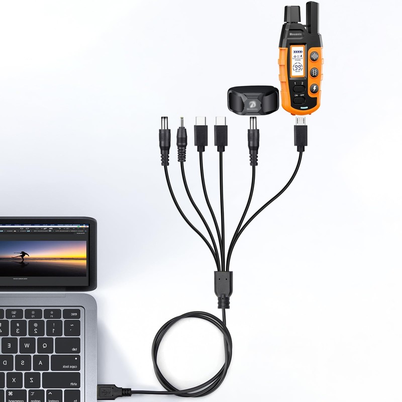 Charger for Bousnic Dog Shock Collar, 6-in-1 Training Collar USB