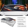 American Flag Car Sun Shade Windshield Sunshade Foldable Front Window