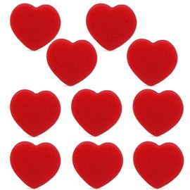 SUMAG 10 Pcs Sponge Hearts Magic, One to Two Magic Hearts Magic Tricks Appearing Close up Street Gimmick Props Comedy Magic Accessories for Magicians