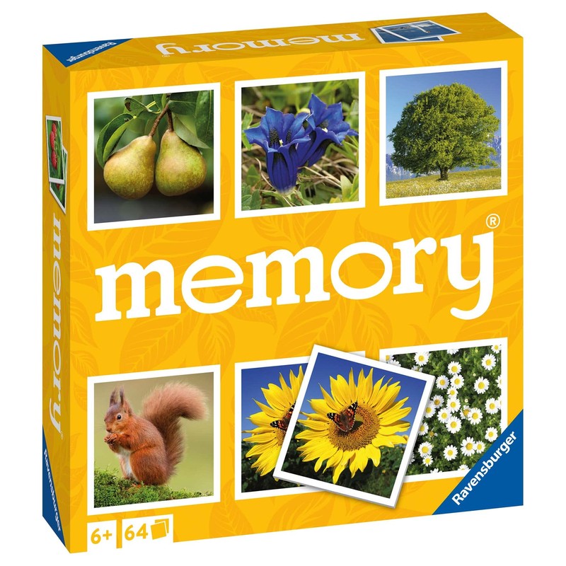 Ravensburger Nature Memory Game - Matching Picture Snap Pairs for