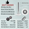 Surpass Garage Door Hardware Kit Roller/Hinge/Top Bracket/Wire Rope (for 16'x8'
