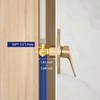 Lavatrum Brush Gold Shower Head and Handle Set Single Spray