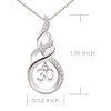 ALOV Jewelry Sterling Silver 30th Birthday Anniversary Lucky Number 30