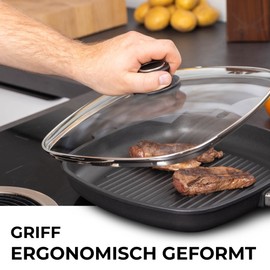 Lid knob with attachment (replacement)