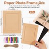 Sekonow 30pcs Paper Picture Frames 5x7, Cardboard Photo Frames, Hanging