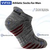 vvfxx 6 Pairs Mens Ankle Athletic Socks, Low Cut Breathable