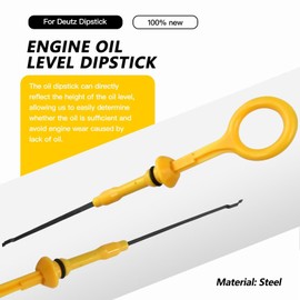 Vicue Upgraded Oil Dipstick 04272815 Compatible Equipment Type for Wireline Winch, Hercules Wireline Winch, Ditch Witch, Drexel Pneumatic Tire Forklift, Crawler Tractor, Boom Lift