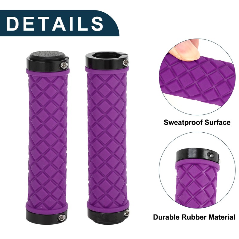 TUCKBOLD Bike Handlebar Grips Covers 128mm Long Lightweight | Bicycle