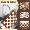 15.7" x 23.6" Absorbent Coffee Mat for Countertop Hide Stain,