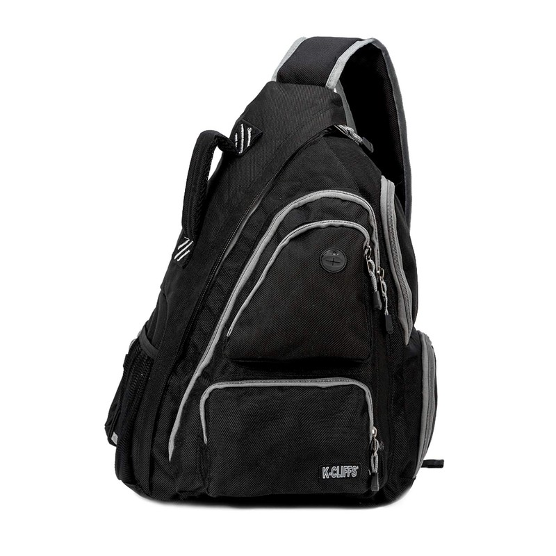 K-Cliffs Heavy Duty Sling Laptop Backpack | Cross Body Messenger
