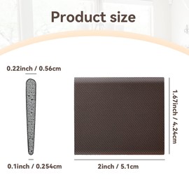 30Pcs Door Corner Seals Exterior Self-Adhesive Door Frame Seal Corner Foam Door Frame Seal Draft Stopper Corner Seal Pads with Adhesive for Isolation of Noise and Weather Stripping (Brown)