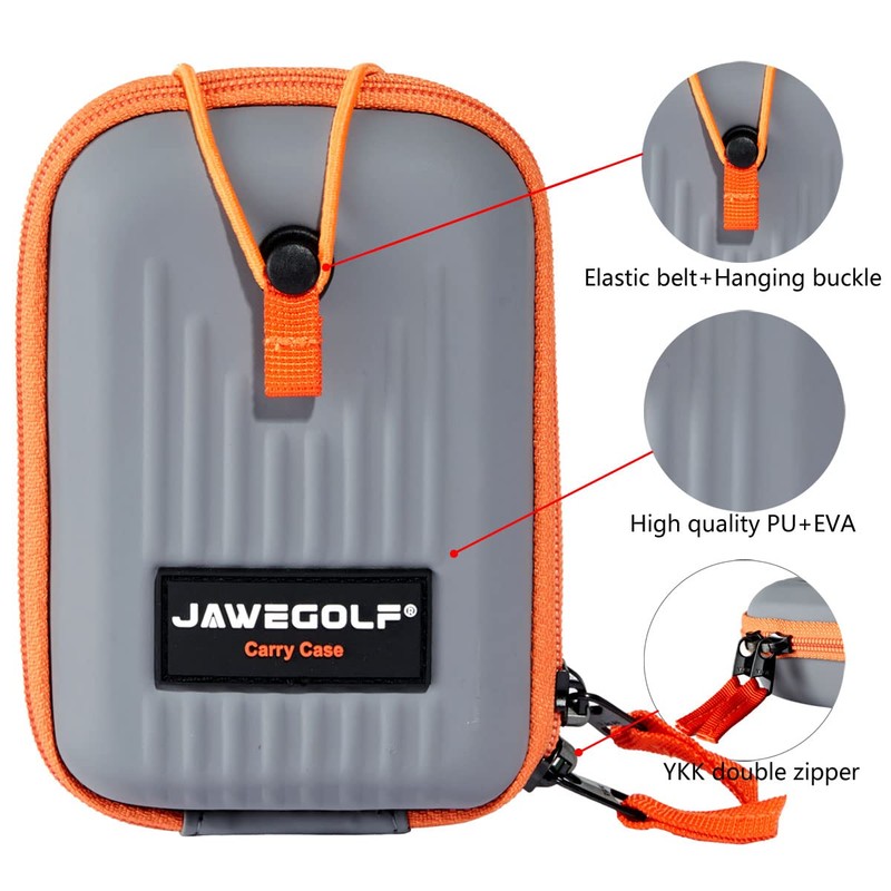 JAWEGOLF Golf Laser Distance Meter Rangefinder Hard Case EVA Storage
