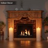 BUTHY 12" x 4" Large Outdoor Candle with Timer Waterproof