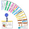 EMT Badge Cards Set of 13 Double-Sided, EMT Accessories Quick