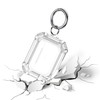 OwnestX AirPods Pro 2 Case, Clear, Transparent, Stylish, LED Visible,