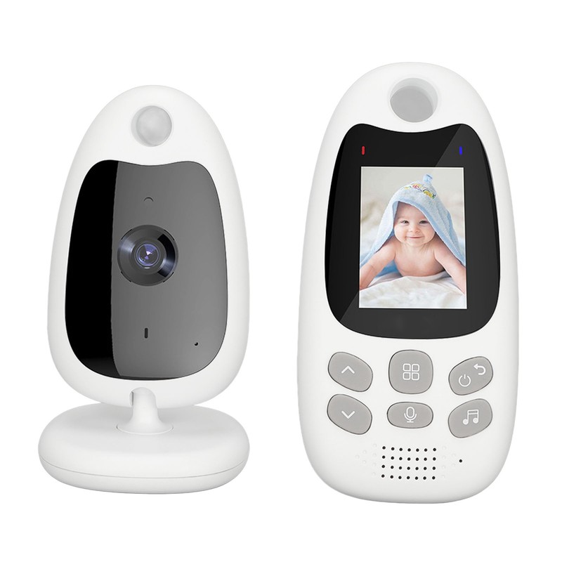 2in Display Baby Monitor Portable Wireless Long Range Night Vision