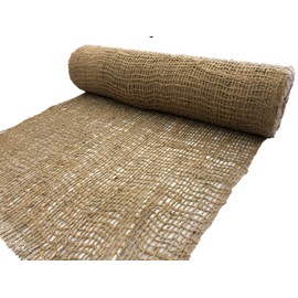 AK TRADING CO. SoilSaver-10Yard AK-Trading 10 Yards (30 feet Long) -120 Sq. Ft. Coverage Jute Erosion Control, Soil Saver Mesh Blanket-48 Wide x 10 Yards, 10 Yards, Natural