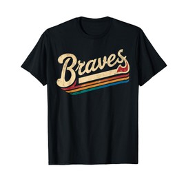 Vintage Braves Name Retro Classic T-Shirt