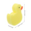 TOYANDONA Pack of 4 Small Yellow Duck Bath Brush Bath