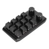 Mini Custom Keypad 12 Mechanical Keys 2 Knobs Programmable Red