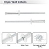 RATCHROLL Dome Head Large Flange Blind Rivets 3mm Grip Diameter