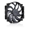 Noctua NF-A14x25r G2 PWM chromax.Black, Premium-Quality Quiet Round-Frame 140mm PC