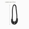 20 PCS Zipper Pulls, Black Zipper Pull Replacement for Backpack,