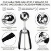 Mini cuchara para galletas de 1 cucharadita, cuchara para galletas