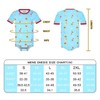 Landofgenie Men's Bodysuit Onesie Pyjamas Short Sleeve Romper for Men