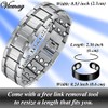 Vicmag Vicmag 3X Magnetic Bracelet for Men Pure Titanium Bracelet
