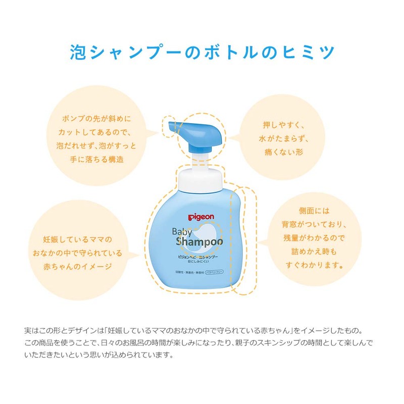 Pigeon Baby Foaming Shampoo, 11.8 fl oz (350 ml)