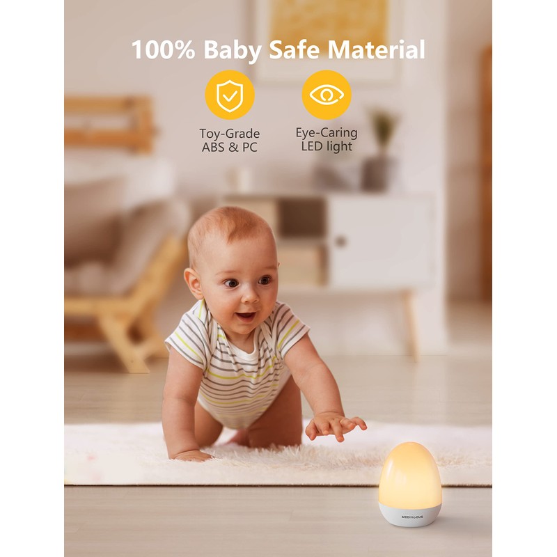 MediAcous Night Lights for Kids Room, Baby Night Light with