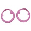 6.5in 2 Pcs Purple Car Speaker Baffle Kits Silicone Horn