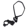 Aluminium Alloy 360° Rotating Bicycle Reflective Rear View Mirror Back