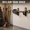 Wooden Tool Holder for Wall, Vertical Long Instrument Hangers Wall