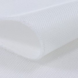 Speaker Grill Cloth Mesh Fabric for Speaker Repair and Replacement,Speaker Stereo Cover Fabric Apply to Decoration and Protection,Dustproof,Acoustic Transparent,1yard/36 x56, Sold by The Yard (White)
