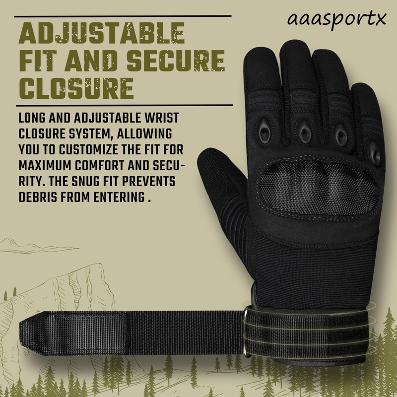 aaasportx Tactical Gloves, Motorcycle Gloves, Military Tactical Gloves, Ankle Protector