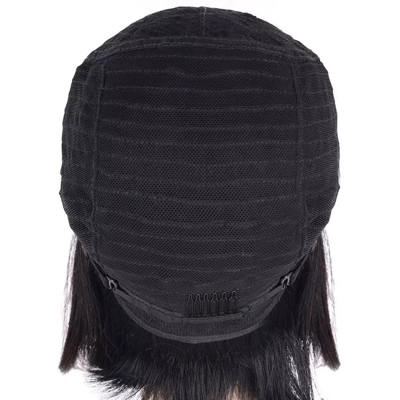 Beautyonline Peluca De Encaje Cabello Humano Natural 25cm Negro +